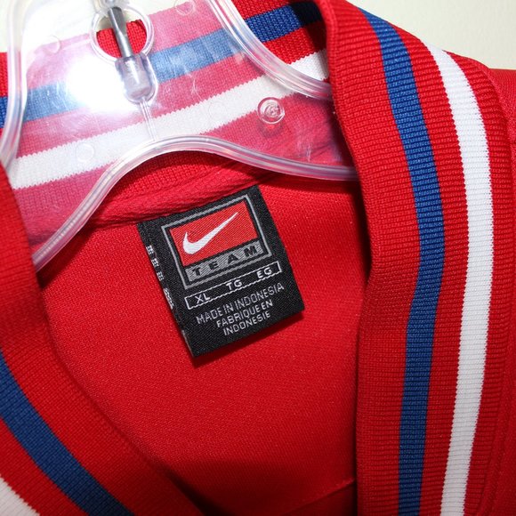 vintage 2002 Philadelphia 76ers Sixers snap-on warm-up jersey Nike Rewind 77 NBA - Picture 2 of 10